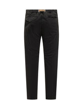 WHITESAND - Trousers with Contrast Belt Whitesand - Black | Lidia Shopping ® | Official Website
