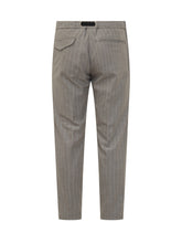 WHITESAND - Pantaloni a Righe con Cintura Whitesand - Grigio | Lidia Shopping ® | Official Website