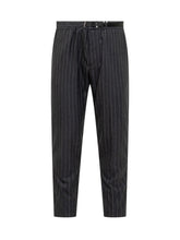 WHITESAND - Pantaloni a Righe con Cintura Whitesand - Blu | Lidia Shopping ® | Official Website