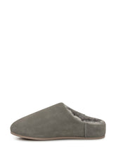 UGG - UGG Pantofole in Suede Grigio con Interno in Shearling - Verde | Lidia Shopping | Official Website