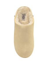 UGG - UGG Pantofole in Suede Beige con Interno in Shearling - Bianco | Lidia Shopping | Official Website