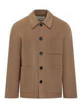 AMARANTO - Amaranto Camel Wool Jacket with Pockets - Brown | Lidia Shopping ® | Official Website