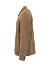 AMARANTO - Amaranto Camel Wool Jacket with Pockets - Brown | Lidia Shopping ® | Official Website