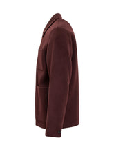 AMARANTO - Amaranto Burgundy Wool Jacket with Pockets - Red | Lidia Shopping ® | Official Website