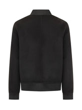 AMARANTO - Amaranto Bomber in Lana Nera con Zip - Nero | Lidia Shopping ® | Official Website