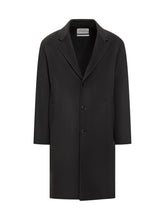 AMARANTO - Amaranto Cappotto Nero in Lana con Revers Classici - Nero | Lidia Shopping ® | Official Website
