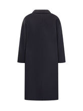 AMARANTO - Amaranto Cappotto Doppiopetto Blu in Lana - Blu | Lidia Shopping ® | Official Website