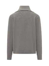 AMARANTO - Amaranto Grey Wool Polo Sweater - Grey | Lidia Shopping ® | Official Website