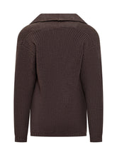 AMARANTO - Amaranto Brown Cable Knit Cardigan with Buttons - Brown - LIDIASHOPPING® - Official Website