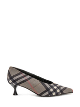 BURBERRY - Burberry Décolleté Cameo Check con Tacco Medio - Multicolore - LIDIASHOPPING® - Official Website