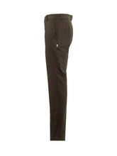 BURBERRY - Burberry Pantaloni Slim Fit in Cotone Stretch - Marrone - LIDIASHOPPING® - Official Website
