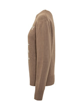 BURBERRY - Burberry Brown Sweater with Knight Logo - Brown - LIDIASHOPPING® - Official Website