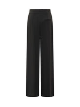 ALBERTA FERRETTI - Alberta Ferretti Pantaloni Neri a Gamba Larga - Nero - LIDIASHOPPING® - Official Website