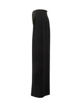 ALBERTA FERRETTI - Alberta Ferretti Pantaloni Neri a Gamba Larga - Nero - LIDIASHOPPING® - Official Website