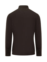 ZEGNA - Camicia Marrone in Lana Zegna - Marrone | Lidia Shopping ® | Official Website