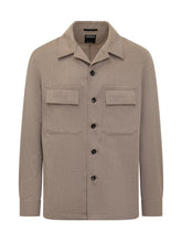 ZEGNA - Zegna Beige Wool Overshirt with Pockets - Beige | Lidia Shopping ® | Official Website