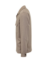 ZEGNA - Zegna Beige Wool Overshirt with Pockets - Beige | Lidia Shopping ® | Official Website