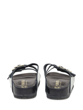 BIRKENSTOCK - Birkenstock Arizona Black Patent Sandal with Three Straps - Black - LIDIASHOPPING® - Official Website