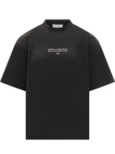OFF-WHITE - Off-White T-Shirt Nera con Scritta Bianca - Nero | Lidia Shopping ® | Official Website
