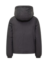K-WAY - K-Way Black Hooded Puffer Jacket - Black - LIDIASHOPPING® - Official Website