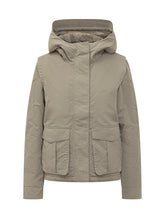 K-WAY - Giacca K-Way con Cappuccio e Fodera in Pelliccia Sintetica - Verde | Lidia Shopping | Official Website