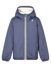 K-WAY KIDS - K-Way Reversible Jacket with Hood in Blue - Blue | Lidia Shopping ® | Official Website