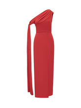 SOLACE LONDON - Solace London Red One-Shoulder Dress - Red - LIDIASHOPPING® - Official Website