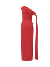 SOLACE LONDON - Solace London Red One-Shoulder Dress - Red - LIDIASHOPPING® - Official Website