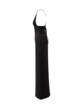 SOLACE LONDON - Abito Lungo Nero Con Spalline Incrociate Solace London - Nero | Lidia Shopping ® | Official Website