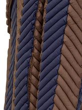 RAXXY - Raxxy Cappotto Trapuntato Lungo a Righe Bicolor - Multicolore - LIDIASHOPPING® - Official Website