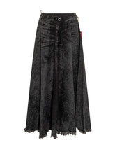 DIESEL - Diesel Black Faux Fur-Effect Midi Skirt - Black - LIDIASHOPPING® - Official Website