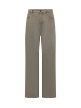 AMIRI - Amiri Grey Wide-Leg Jeans Vintage Effect - Beige - LIDIASHOPPING® - Official Website