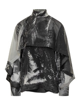 FERRAGAMO - Ferragamo Blusa in Seta con Stampa Palme - Nero | Lidia Shopping ® | Official Website