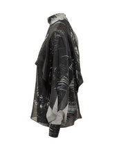 FERRAGAMO - Ferragamo Blusa in Seta con Stampa Palme - Nero | Lidia Shopping ® | Official Website