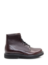 PREMIATA - Premiata Brook Bordeaux Leather Boots - Brown - LIDIASHOPPING® - Official Website