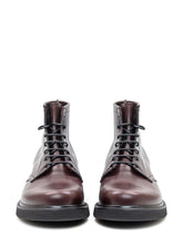 PREMIATA - Premiata Brook Bordeaux Leather Boots - Brown - LIDIASHOPPING® - Official Website