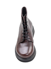 PREMIATA - Premiata Brook Bordeaux Leather Boots - Brown - LIDIASHOPPING® - Official Website