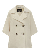 CINZIA ROCCA - Cinzia Rocca Cappotto Doppiopetto in Lana Bouclé - Bianco - LIDIASHOPPING® - Official Website