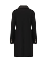 CINZIA ROCCA LORO PIANA - Cinzia Rocca Classic Coat with Lapel - Black | Lidia Shopping ® | Official Website