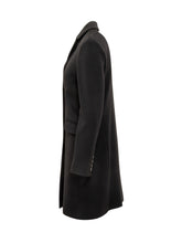 CINZIA ROCCA LORO PIANA - Cinzia Rocca Classic Coat with Lapel - Black | Lidia Shopping ® | Official Website