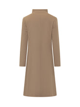CINZIA ROCCA LORO PIANA - Cinzia Rocca Cappotto Minimal con Collo alla Coreana - Marrone | Lidia Shopping ® | Official Website