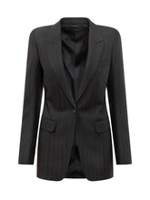 TOM FORD - Tom Ford Black Wool Single Button Blazer - Black - LIDIASHOPPING® - Official Website