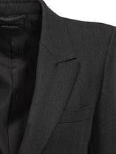 TOM FORD - Tom Ford Black Wool Single Button Blazer - Black - LIDIASHOPPING® - Official Website