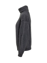 SEMICOUTURE - Semicouture Maglione Dolcevita a Coste - Nero - LIDIASHOPPING® - Official Website