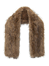 GANNI - Ganni Faux Fur Scarf - Brown - LIDIASHOPPING® - Official Website