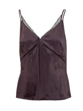 BOSS - Top Seta con Spalline Sottili - Viola - LIDIASHOPPING® - Official Website