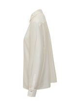 BOSS - Camicia Avorio in Seta Boss - Bianco - LIDIASHOPPING® - Official Website