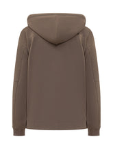 BOSS - Taupe Hoodie with Fur Trim Boss - Green - LIDIASHOPPING® - Official Website