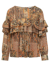 BA&SH - Uptown Croco Dress - Marrone - LIDIASHOPPING® - Official Website