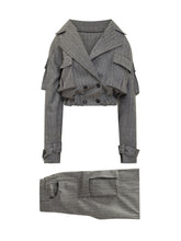 BATAKOVIC - Batakovic Completo Tailored Crop - Grigio - LIDIASHOPPING® - Official Website